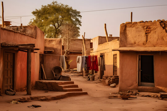 an Indian village where people refused to lock their doors. huts without doors