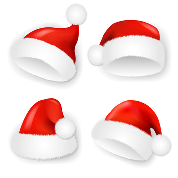 set of santa hats