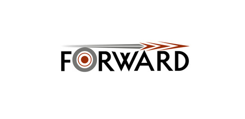forward lettering in modern style