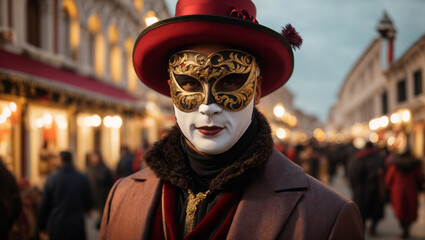 Karneval in Venedig, generated image