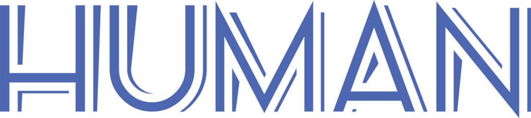 human inscription on a white background