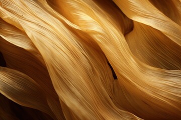 Obraz premium Banana fiber closeup with natural light