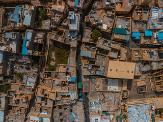 City of Jaisalmer from zenital Drone - Rajasthan India