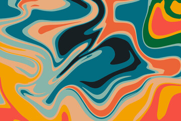Fototapeta na wymiar abstract surreal colorful background