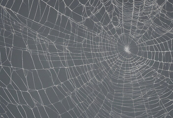 Obraz premium Realistic cobweb