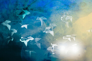 Fototapeta premium origami