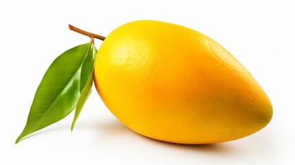 A fresh mango isolated on white 