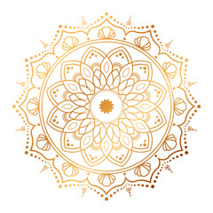 PNG Ornamental Geometric luxury mandala pattern design