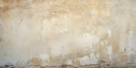 Texture of beige rubbed concrete or cement wall, background