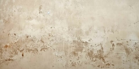 Texture of beige rubbed concrete or cement wall, background - obrazy, fototapety, plakaty