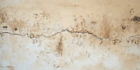 Texture of beige rubbed concrete or cement wall, background - obrazy, fototapety, plakaty