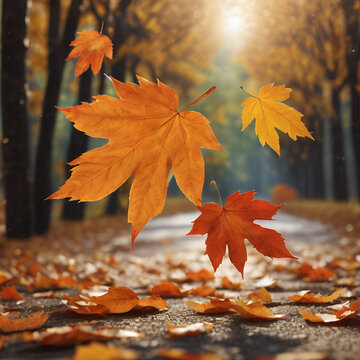 autumn leaves on the ground,4k Autumn Background Image,4k Autumn Wallpaper Image,