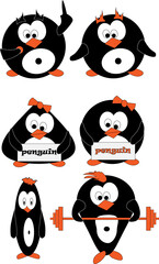 penguins character set