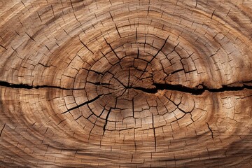 Cross-section of tree bark, detailed texture