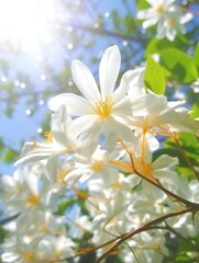 Obraz na płótnie Canvas white jasmine flower