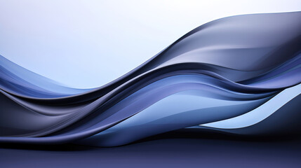  Abstract Blue Wave on Background A Stylish and Sophisticated Graphic Design with a Modern Aesthetics