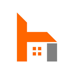 Obraz premium Simple and attractive abstract home logo