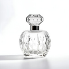 Perfume bottle isolated on white background. 3D illustration.