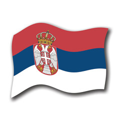 Bandiera Serbia