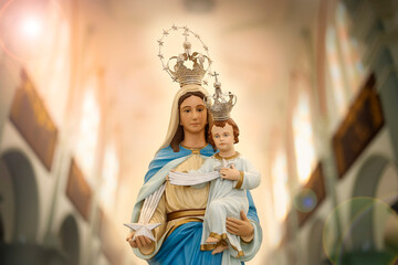 Statue of the image of Our Lady of Guia