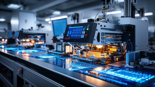 quality control of the electronic chip factory, technology