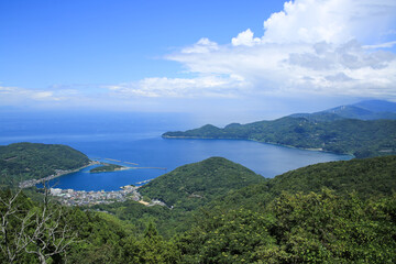愛媛県伊方町　権現山展望台からの風景