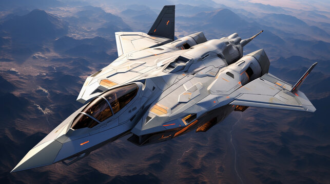 The Futuristic Fighter Jet Vanguard