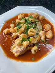 tilapia fish in rose sauce, tilapia, fried fish, cooking fish, brazilian dish, brazilian food brazilian restaurant, seafood, seafood restaurant, shrimp risotto, shrimp, shrimp dish, shrimp in sugo sau