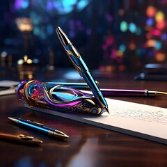 3D rendering an artificially intelligent pen