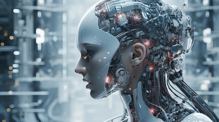 The Futuristic AI in Human Form