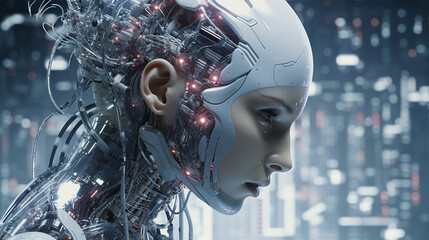 The Futuristic AI in Human Form