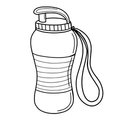 sketch of bottle