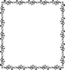 easter floral frame 