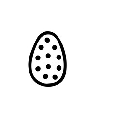 easter egg in doodle style