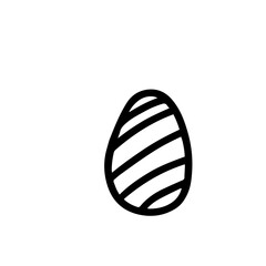 easter egg in doodle style