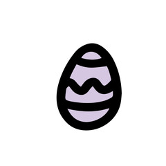 easter egg in doodle style