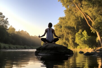 Nature's Yoga Haven: Serene Practice