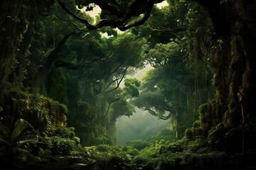 Enchanted Forest: Lush Green Paradis