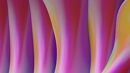 Abstract background of Bezier curve colorful Elegant Modern 3D Rendering image representing organic contemporary art delicacy