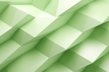 Light green abstract geometric 3d background