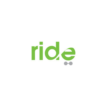 Ride name company logo design brand identity icon editable template vector royalty free images