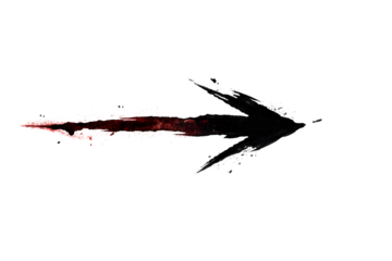 arrow marker isolated png mark hand draw