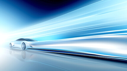 STYLISH LIGHT BLUE BACKGROUND WITH A FAST CAR. TEMPLATE FOR AUTOMOTIVE WEBSITE. legal AI	