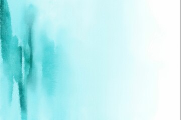 Closeup shot of a watercolor teal background for wallpapers