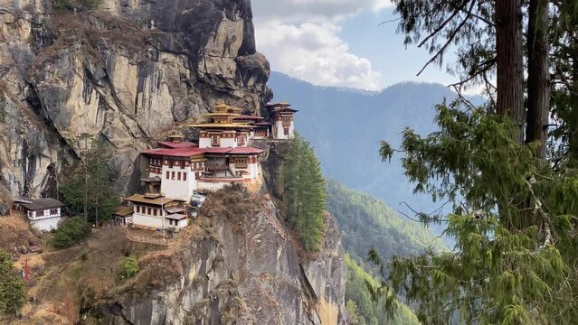 Tiger Nest Temple in Paro, Bhutan.