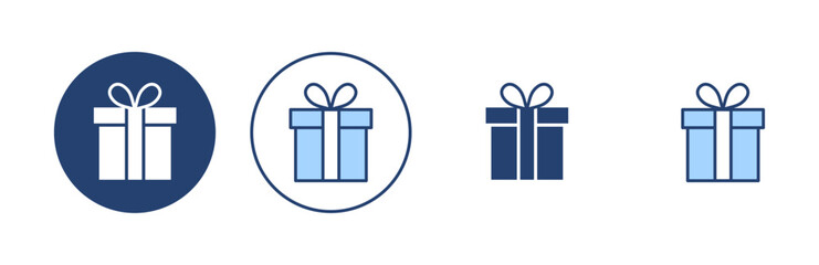 Gift icon vector. gift sign and symbol. birthday gift