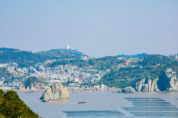 Colorful Dongtou Village, Dongtou District, Wenzhou City, Zhejiang Province-Fishing Village Scenery and Skyline