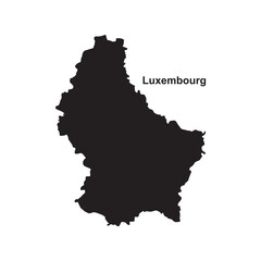 Luxembourg map icon