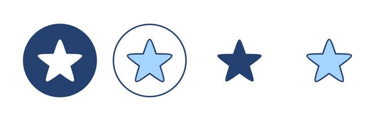 Obraz premium Star icon vector. rating sign and symbol. favourite star icon