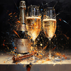 Radiant Revelry: The Art of Champagne Sparkle Served 